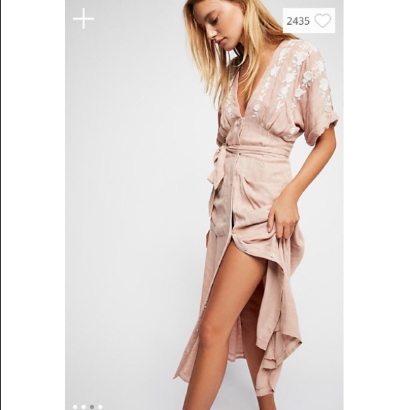 Free People Love To Love You Midi Dress - Picture 3 of 5